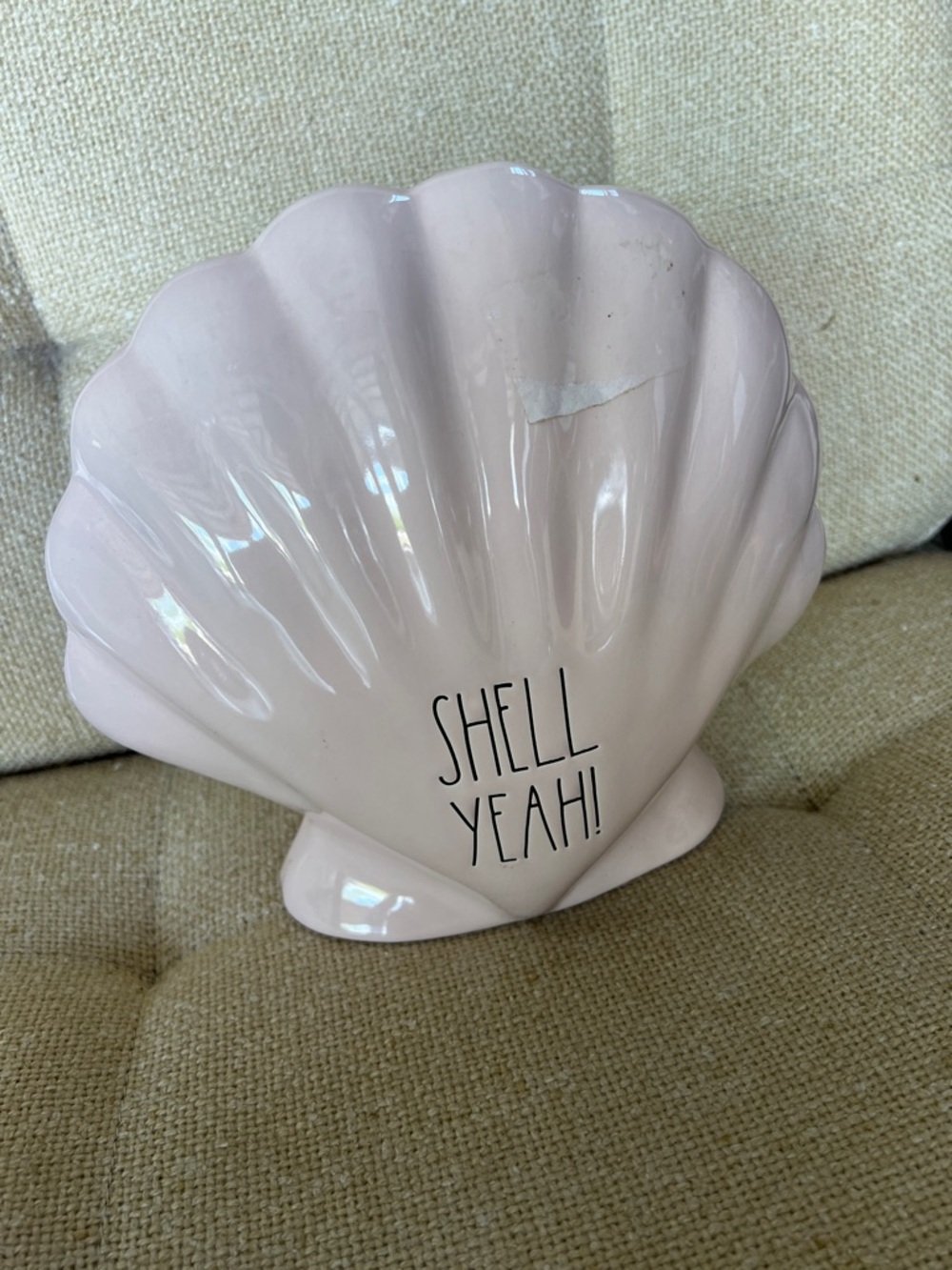 Shell Yeah! Pink Ceramic Shell Decor